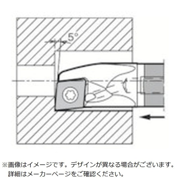 京セラ 内径・奥端面加工用超硬防振バー Ｅ－ＳＣＬＰ－Ａ（Ｎ） E12Q