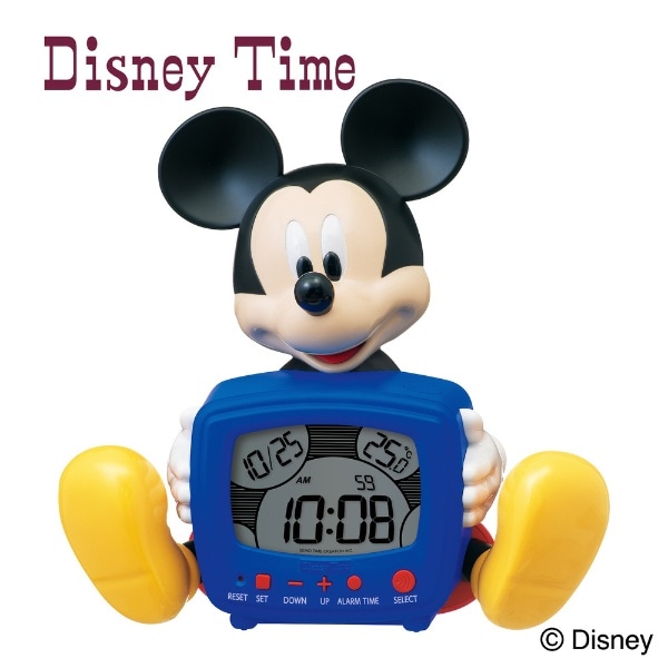 目覚まし時計 【Disney Time（ディズニータイム）】 FD485A [デジタル