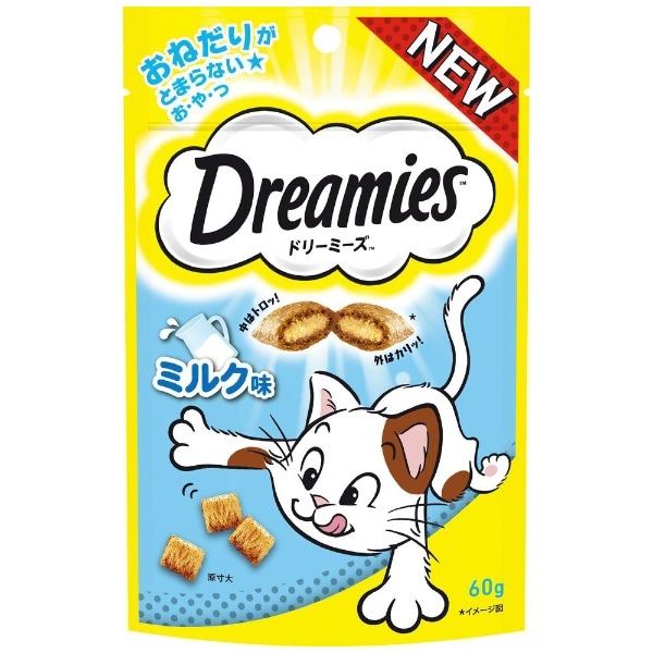 Dreamies（ドリーミーズ）ミルク味 60g(ﾄﾞﾘｰﾐｰｽﾞﾐﾙｸｱｼﾞ60G 