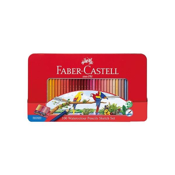 FABER-CASTELL(ファーバーカステル) 水彩色鉛筆 100色セット TFC-WCP 