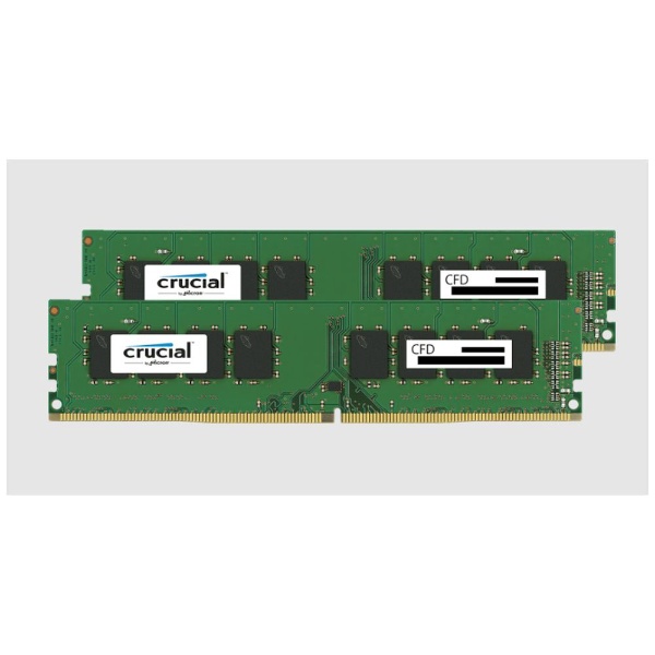 増設メモリ Crucial by Micron DDR4 W4U2400CM-4GQ [DIMM DDR4 /4GB /2