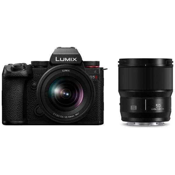 LUMIX S5II ダブルレンズキット ミラーレス一眼カメラ ブラック DC