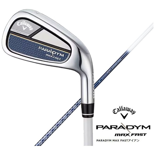 レディース アイアン PARADYM MAX FAST IRONS #6 26.0°《ELDIO 40 for