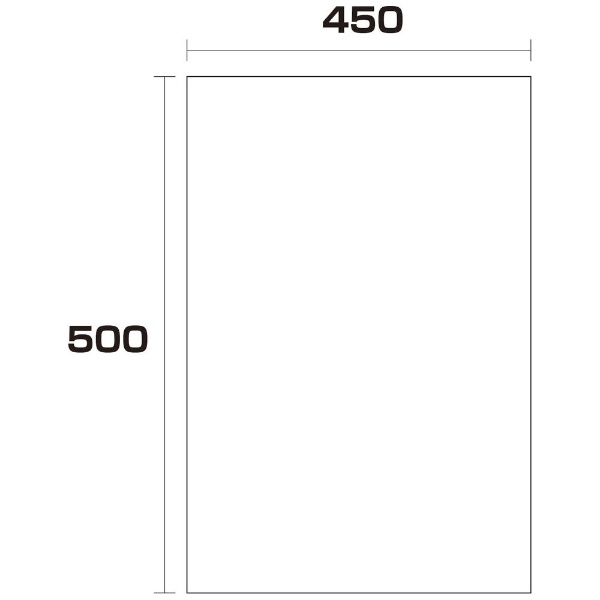 ポリエチレン袋 厚み0.02 1000枚 450幅x長さ500mm(ﾎﾟﾘｴﾁﾚﾝﾌﾞｸﾛｱﾂﾐ0.02