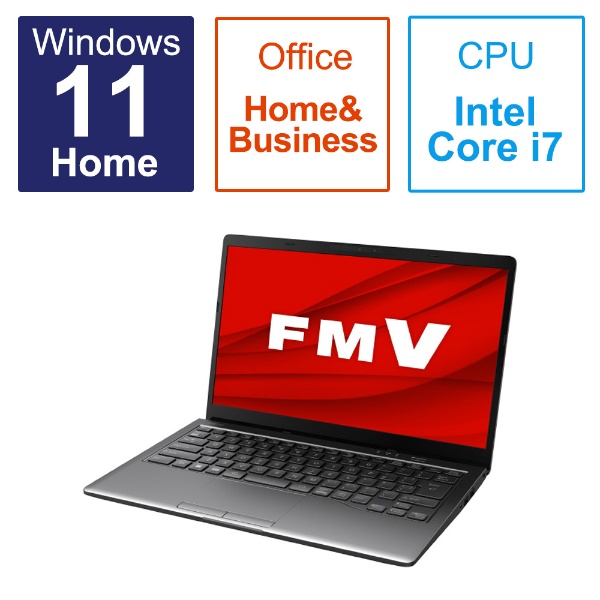 ノートパソコン FMV LIFEBOOK MH75/H1 ダーククロム FMVM75H1B [14.0型