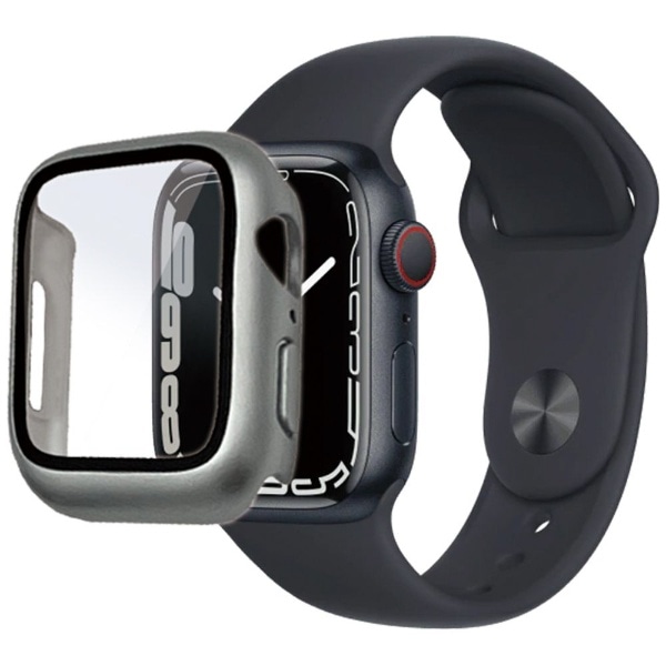 Apple Watch Series 8/7 41mm用 ガラス+PC一体型ケース シルバー GHB3741AW41(シルバー):  ビックカメラ｜JRE MALL