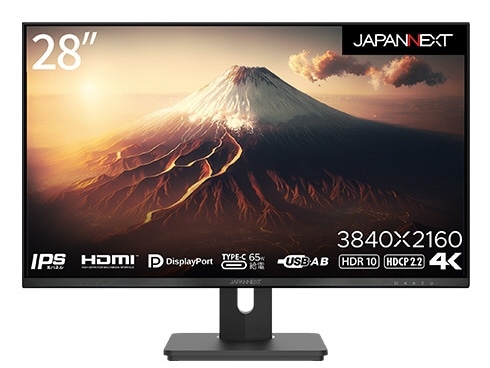 USB-C接続 PCモニター JN-IPS282UHDR-C65W [28型 /4K(3840×2160