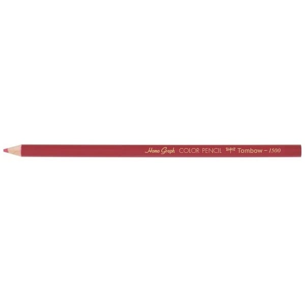 単価620円・100セット]トンボ 色鉛筆 1500 1500-10(12本入) 単色