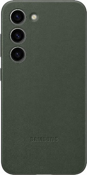サムスン純正 Galaxy S23 Leather Case グリーン EF-VS911LGEGJP