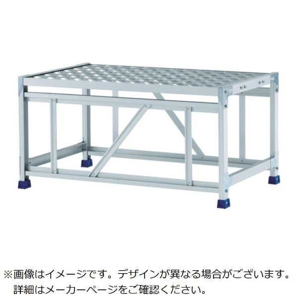 アルインコ アルインコ 作業台（天板縞板タイプ）1段 天板寸法600