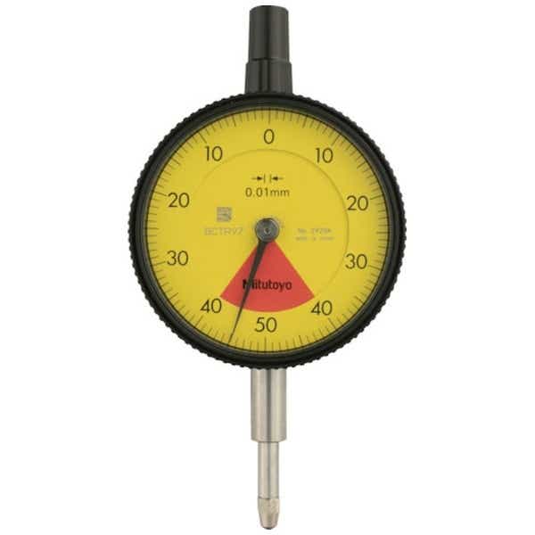 ミツトヨ 標準形ダイヤルゲージ（1回転未満・耳金付裏ぶたタイプ