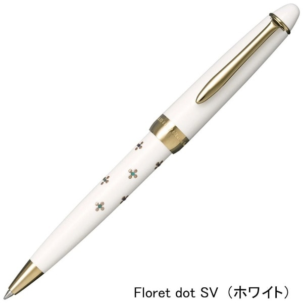 Classic Ko 文房蒔絵 ボールペン Floret dot SV [0.7mm] ホワイト 15