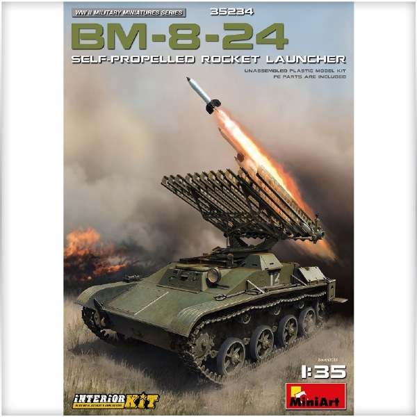 1/35 BM-8-24自走多連装ﾛｹｯﾄﾗﾝﾁｬｰｲﾝﾃﾘｱｷｯﾄ(MA35234): ビックカメラ