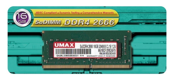 増設メモリ UM-SODDR4-2666 UM-SODDR4S-2666-16G [SO-DIMM DDR4 /16GB /1枚](グリーン):  ビックカメラ｜JRE MALL