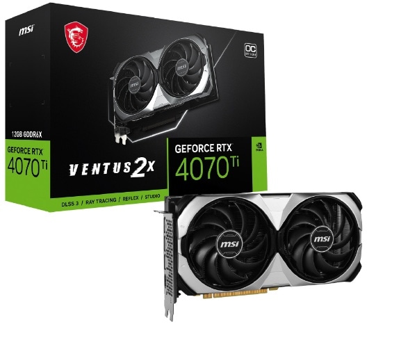 グラフィックボード GeForce RTX 4070 Ti VENTUS 2X 12G OC [GeForce 