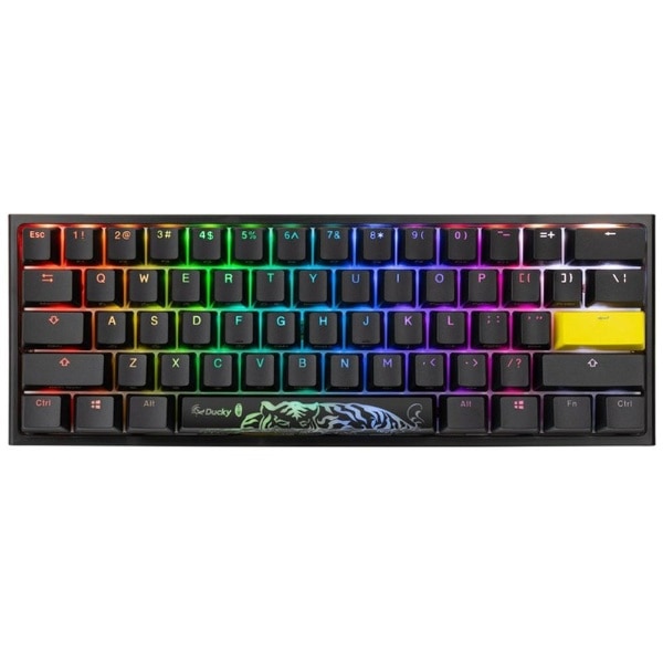 ゲーミングキーボード One 2 Pro Mini RGB 60% version(Cherry RGB 静音赤軸・英語配列) ブラック dk-one2 -pro-rgb-mini-silentred [有線 /USB](ブラック): ビックカメラ｜JRE MALL