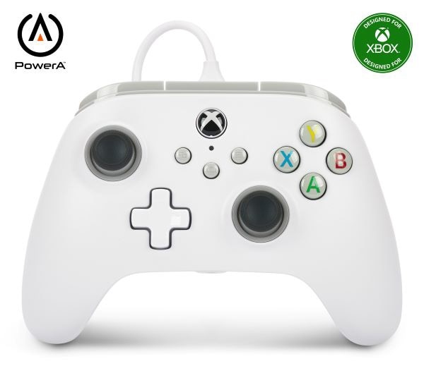 国内正規品 ２年保証】PowerA有線コントローラー ホワイト Xbox Series ...