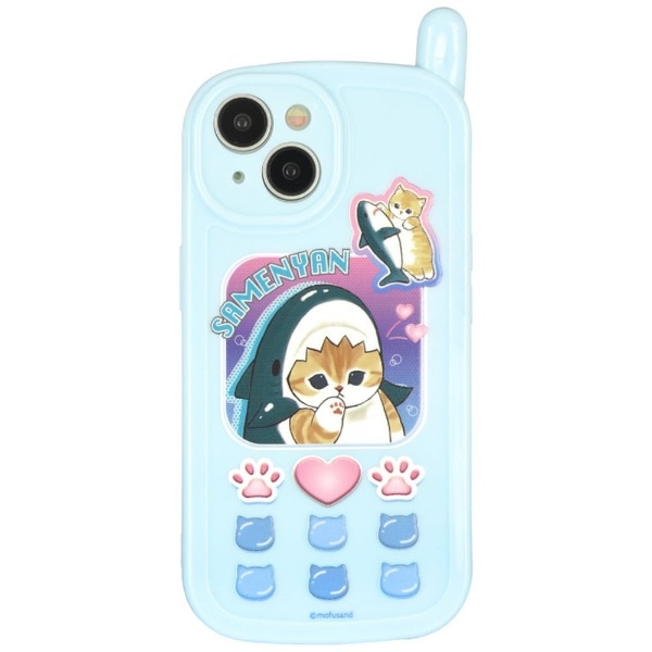 mofusand iPhone15 / 14 対応 レトロガラケー風ケース サメにゃん MOFU 