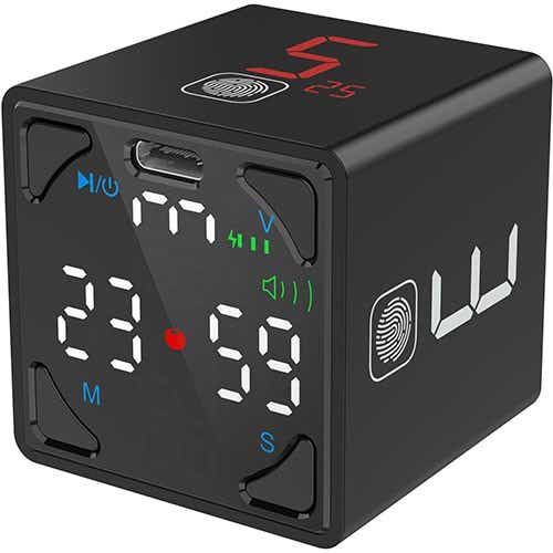 llano TickTime Cube 楽しく時間管理ができるポモドーロタイマー ブラック TK1-BL1(ブラック): ビックカメラ｜JRE MALL
