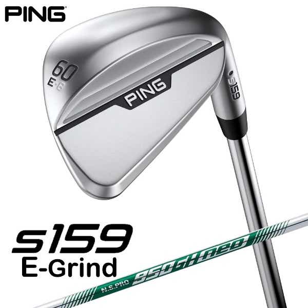 ウェッジ s159 クローム仕上げ 60°E GRIND《N.S.PRO 950GH neo