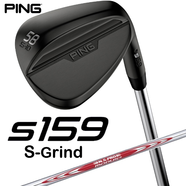 2024年03月07日発売】 ウェッジ s159 ミッドナイト仕上げ 58°S GRIND