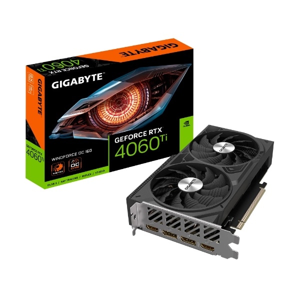 グラフィックボード GeForce RTX 4060 Ti WINDFORCE OC 16G GV