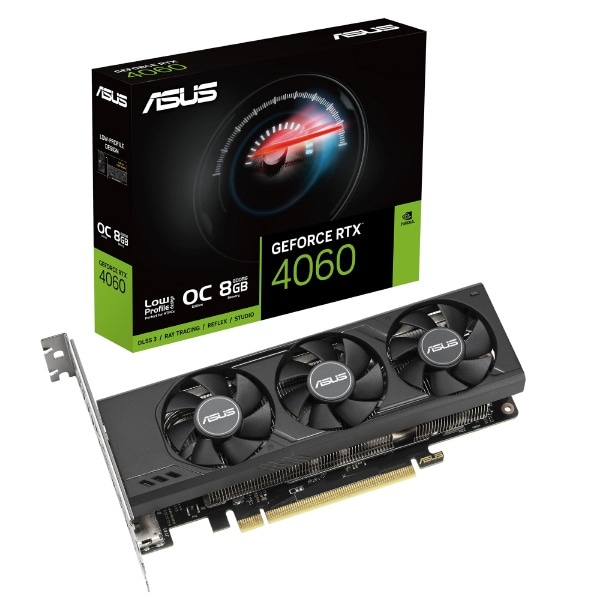 グラフィックボード GeForce RTX 4060 LP BRK OC Edition 8GB GDDR6 ...