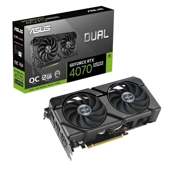 グラフィックボード[RTX4070Super] DUAL-RTX4070S-O12G-EVO［GeForce