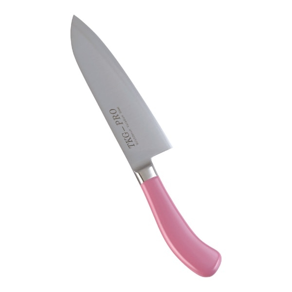 TKG-PRO 抗菌カラー 牛刀 21cm ピンク ＜ATK439＞[ATK439](ピンク