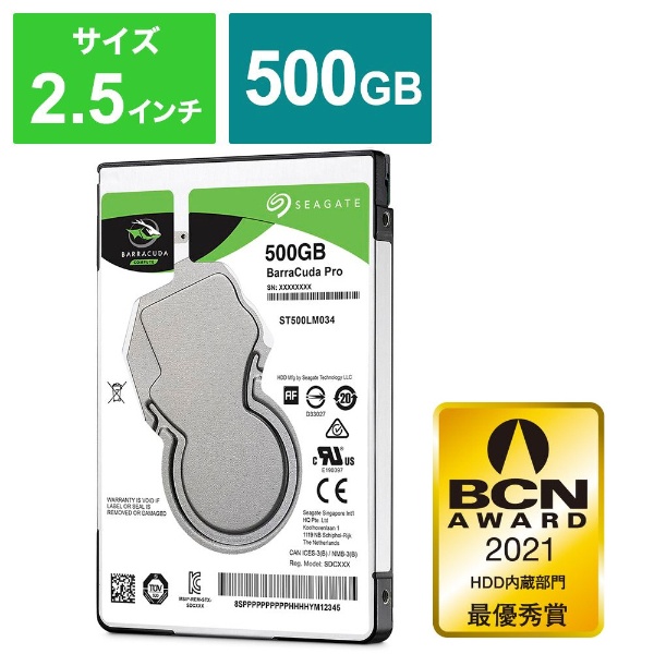 ST500LM034 HDD SATAڑ BarraCuda Pro2.5 [500GB /2.5C`]yoNiz [ST500LM034]