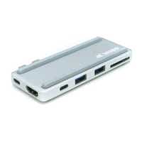 yMacBook PropzmUSB-C2 IXX SDJ[hXbg / HDMI / USB-A2 / USB-C / Thunderbolt 3n@3.1ϊA_v^ AM-TC2D01S Vo[ [USB Power DeliveryΉ][AMTC2D01S]