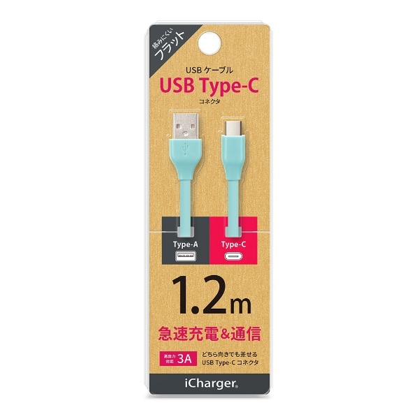 USB Type-C USB Type-A RlN^ tbgP[u iCharger u[ PG-CUC12M18 [1.2m]