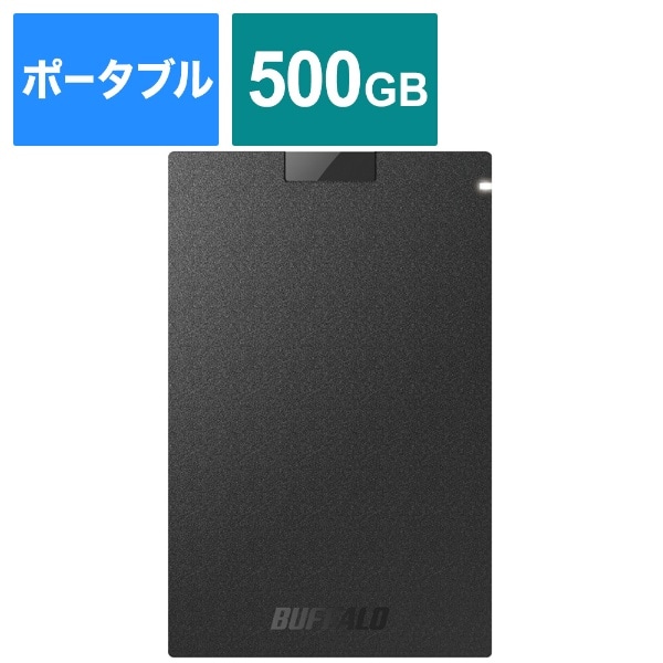 SSD-PG500U3-BC OtSSD USB-Aڑ ubN [500GB /|[^u^]