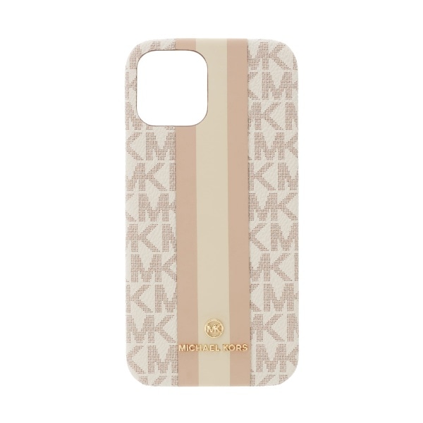 MICHAEL KORS - Slim Wrap Case Stripe for iPhone 13 Pro [ Vanilla ] MICHAEL KORS@}CPR[X MKSTVNLWPIP2162
