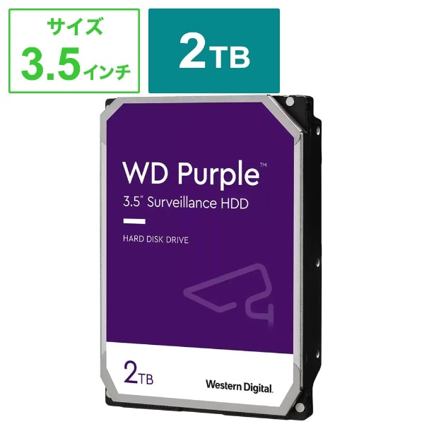 WD22PURZ HDD SATAڑ WD Purple(ĎVXep)256MB [2TB /3.5C`]