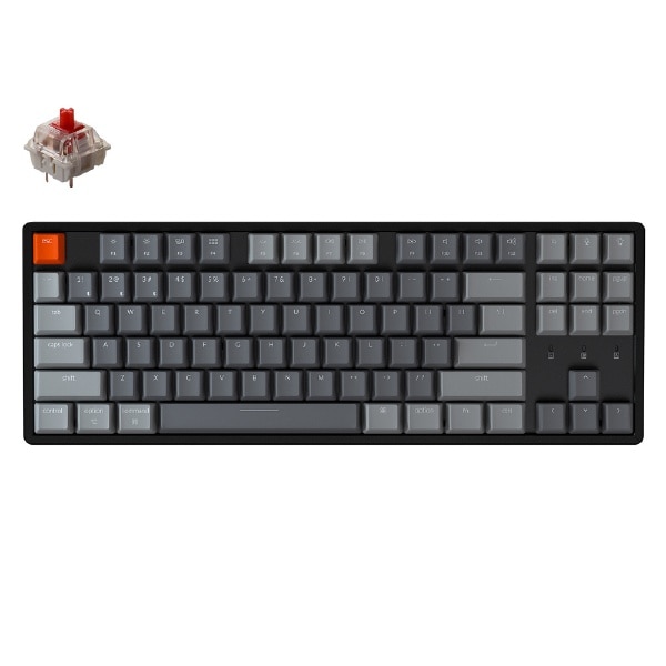 キーボード Keychron K8 ホットスワップ RGBライト 赤軸(英語配列) K8-87-Swap-RGB-Red-US [有線・ワイヤレス  /Bluetooth・USB]:ビックカメラ通販 | JRE MALLショッピング | JRE POINTが貯まる・使える