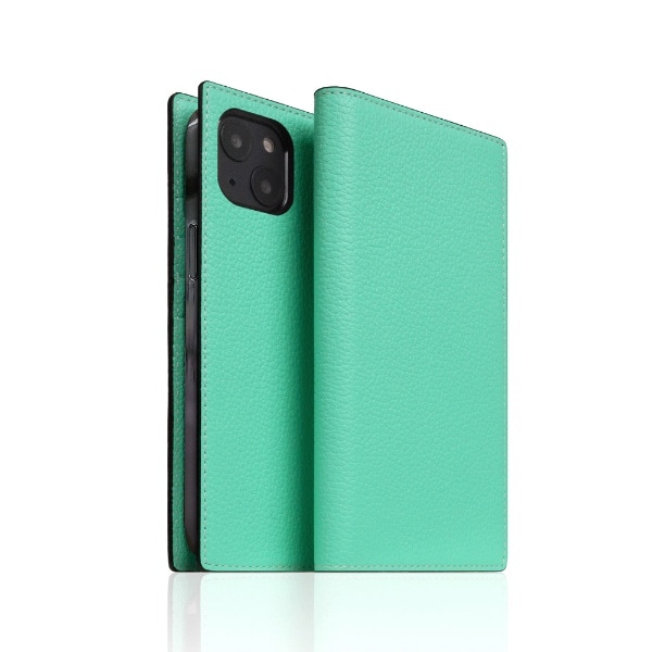 Neon Full Grain Leather Diary Case for iPhone 13 eB[ SLG Design eB[ SD22106i13TL