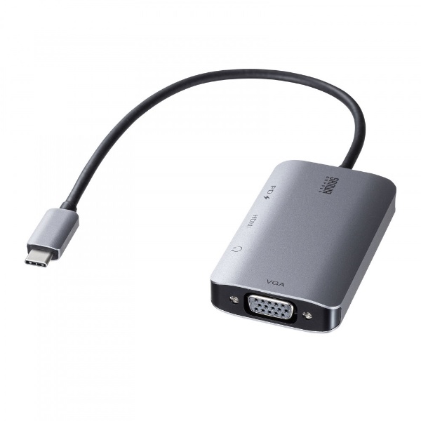 mUSB-C IXX HDMI / VGA /3.5mm / USB-Cn USB PDΉ 100W hbLOXe[V AD-ALCHV02 [USB Power DeliveryΉ]