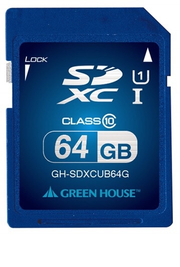 SDXC[J[h 64GB UHS-I NX10 GH-SDXCUB64G [Class10 /64GB]