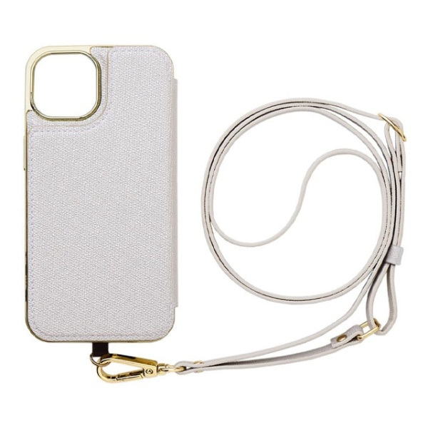 iPhone 14 6.1C`Cross Body Case Duo white silver ML-CSIP22M-2CBWS