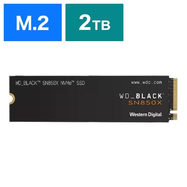 WDS200T2X0E SSD PCI-Expressڑ WD_BLACK SN850X [2TB /M.2]