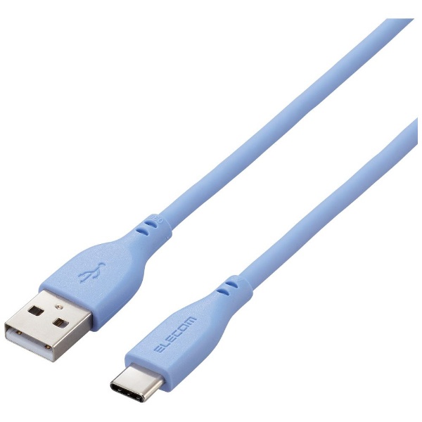 ^CvC P[u USB A to Type C 2m Ȃ߂炩P[u [jXu[ MPA-ACSS20BU [15W]