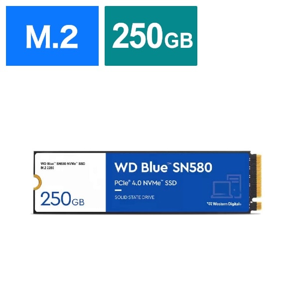 WDS250G3B0E SSD PCI-Expressڑ WD Blue SN580 [250GB /M.2]