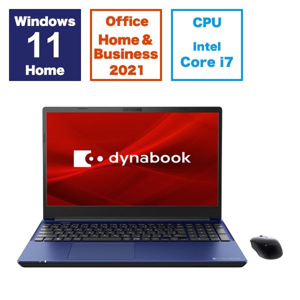 ノートパソコン dynabook T9 プレシャスブルー P2T9XPBL [15.6型 /Windows11 Home /intel Core i7  /メモリ：32GB /SSD：1TB /Office HomeandBusiness /2024年夏モデル]:ビックカメラ通販 | JRE  MALLショッピング | JRE POINTが貯まる・使える