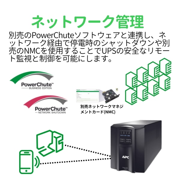 UPS 無停電電源装置 Smart-UPS 1500VA LCD 100V SMT1500J[SMT1500J