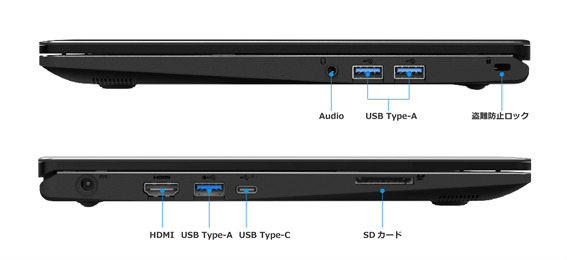 ノートパソコン FMV LIFEBOOK MH55/H1 ダーククロム FMVM55H1B [14.0型