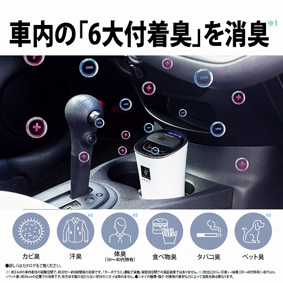 車載用イオン発生機 ホワイト系 IG-NX15-W [適用畳数：2畳 /車載・省