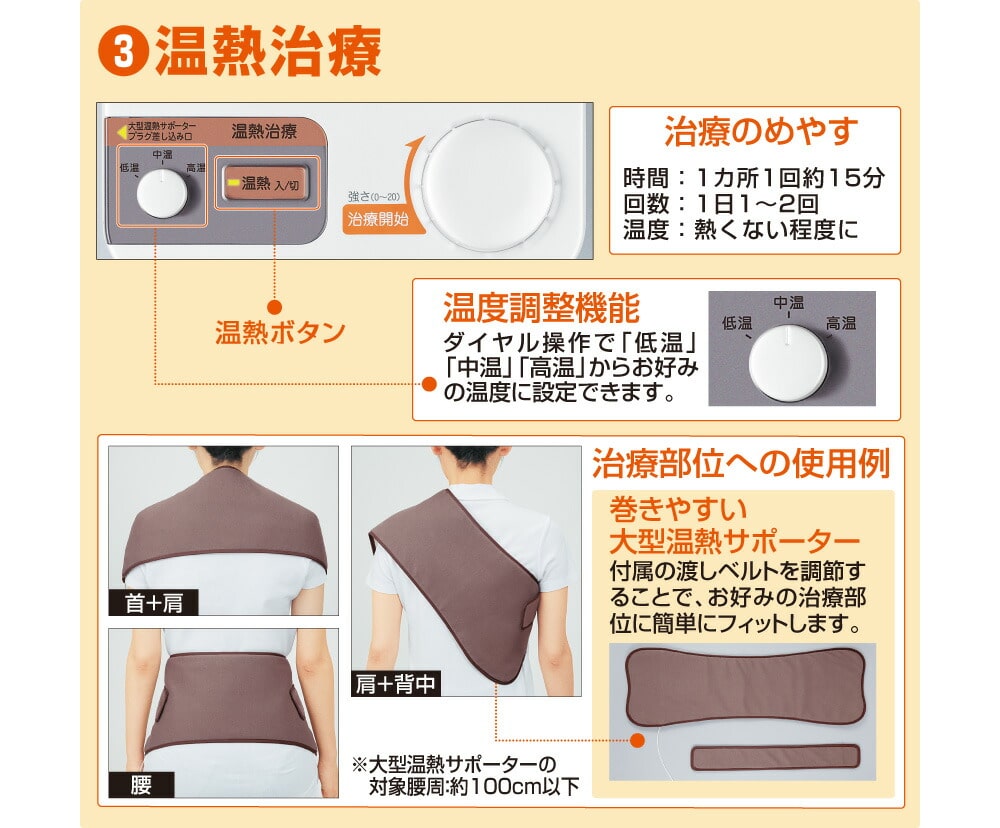 OMRON オムロン 低周波治療器 電気治療器 HV-F9520 肩こり 腰痛 電気 温熱 低周波 治療器 マッサージ器 送料無料: Liveit  トップページ｜JRE MALL