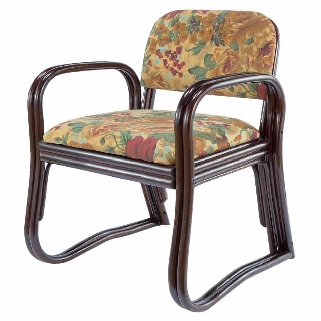 思いやり座椅子 ハイタイプ 座面高43cm 天然籐 和風 座椅子 籐 ラタン