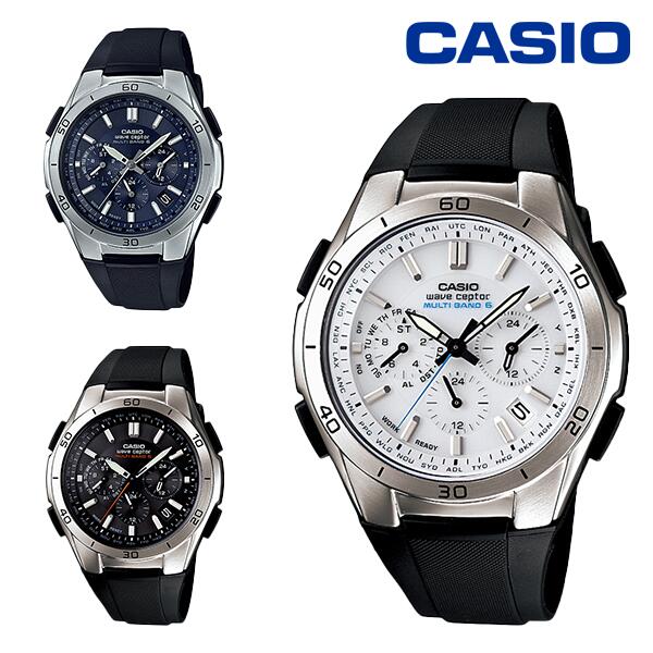 CASIO ソーラークロノ電波式腕時計 WVQ-M410 ブラック 美品